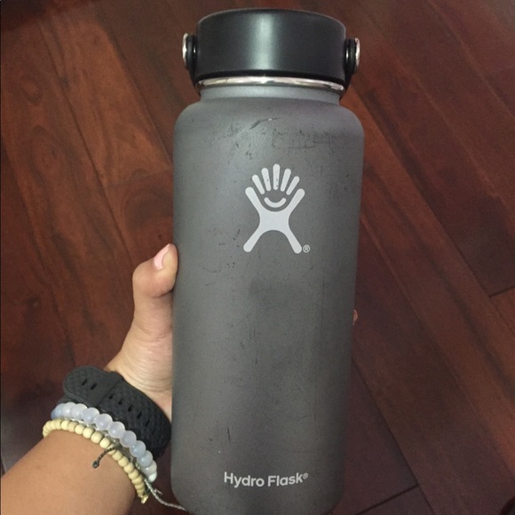 gray and teal hydro flask